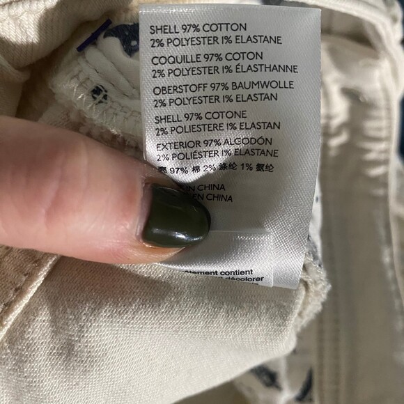 Anthropologie Pilcro Hi-Rise Striped Slim Denim Short 26 - Picture 11 of 11